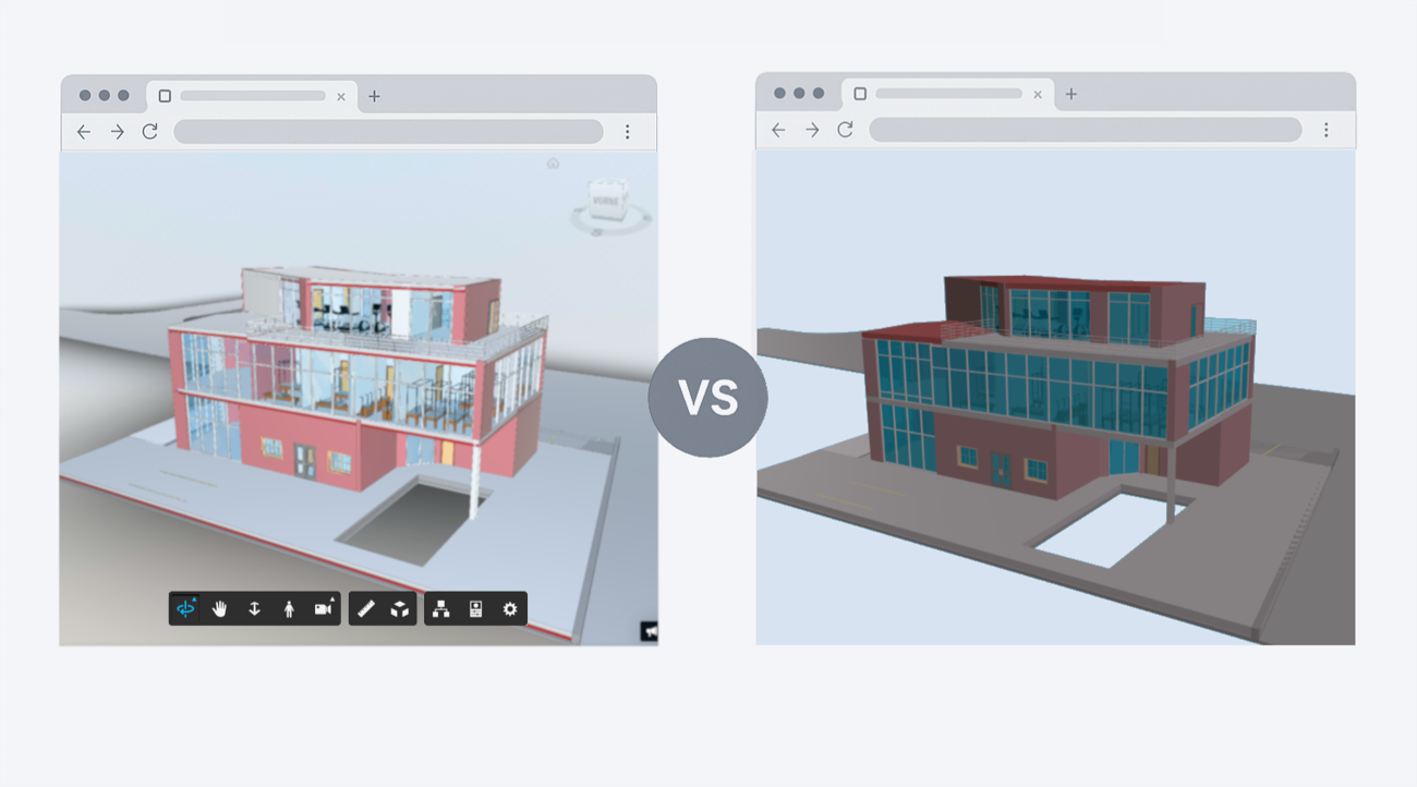 Web Viewers im Vergleich: Autodesk Forge vs. That Open IFC.js